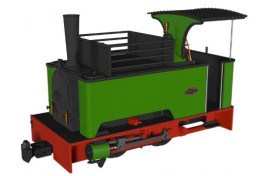 986507 Kerr Stuart Sirdar Plain Green DCC Fitted OO9 Scale